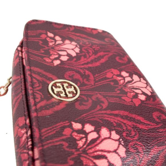 TORY BURCH Robinson Carmine Floral Printed Adjustable Chain Mini Crossbo… - Picture 11 of 12
